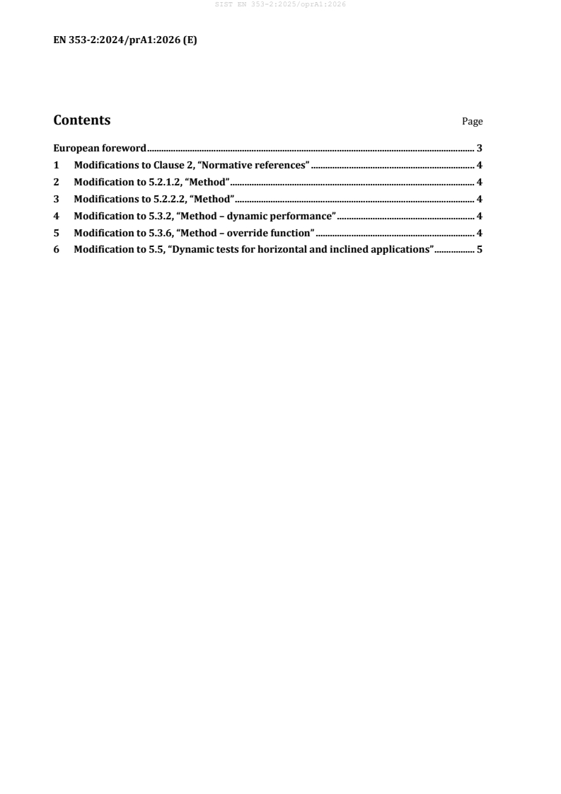 EN 353-2:2024/prA1 EN 353-2:2025/oprA1:2026 - Page 4 preview