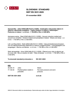 SIST EN 3531:2025 - Page 1 preview