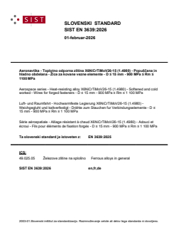 EN 3639:2026 - Page 1 preview