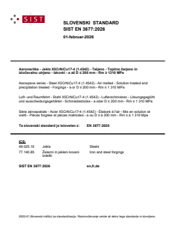 SIST EN 3677:2026 - Page 1 preview