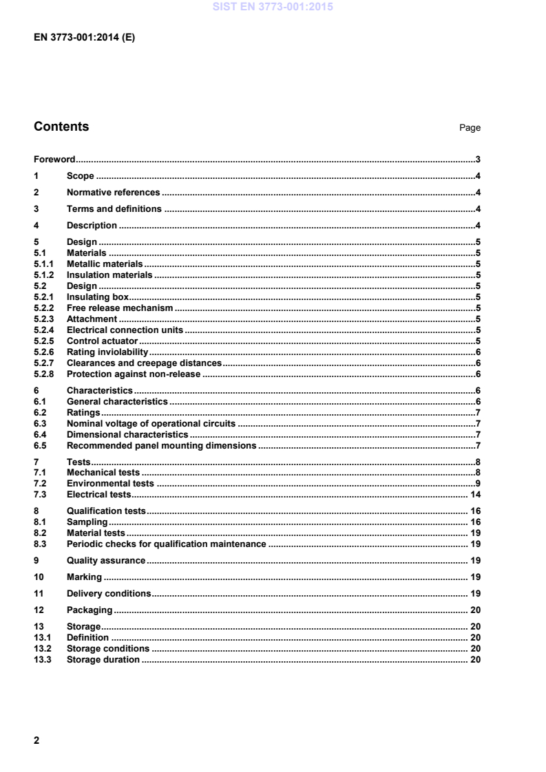 EN 3773-001:2014 EN 3773-001:2015 - Page 4 preview
