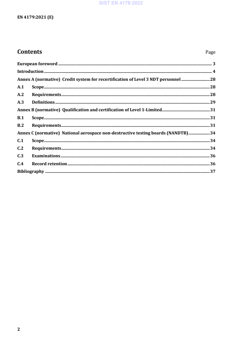 SIST EN 4179:2022 SIST EN 4179:2022 - Page 4 preview