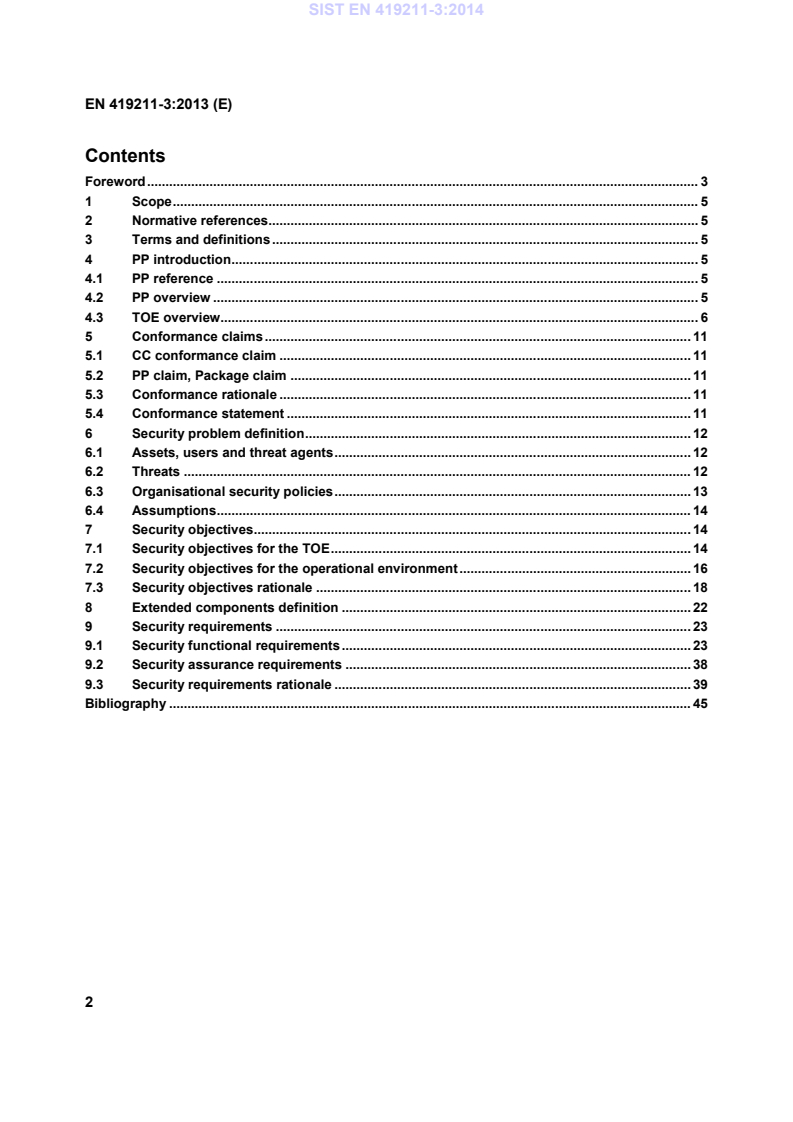 EN 419211-3:2013 EN 419211-3:2014 - BARVE - Page 4 preview