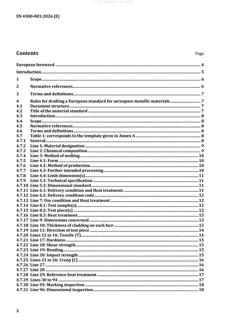 SIST EN 4500-001:2026 SIST EN 4500-001:2026 - Page 4 preview