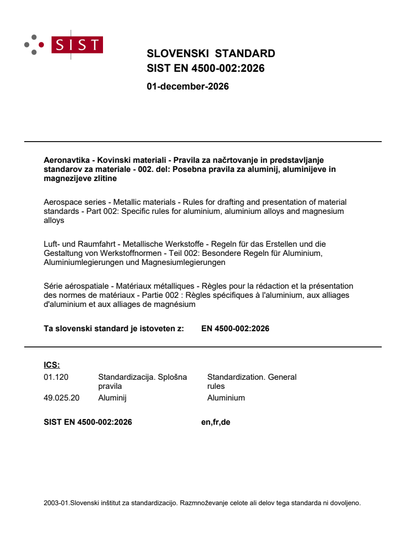 SIST EN 4500-002:2026 SIST EN 4500-002:2026 - Page 1 preview