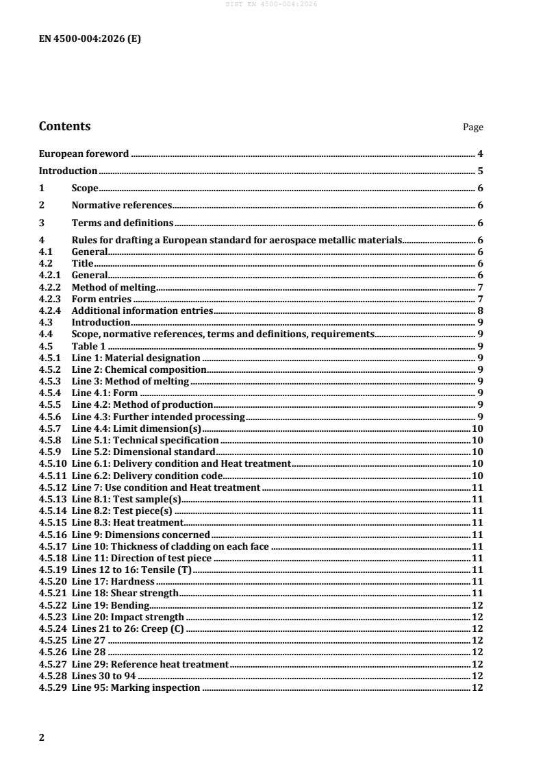 SIST EN 4500-004:2026 SIST EN 4500-004:2026 - Page 4 preview