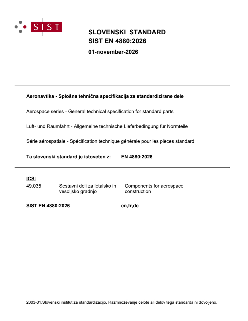 SIST EN 4880:2026 SIST EN 4880:2026 - Page 1 preview