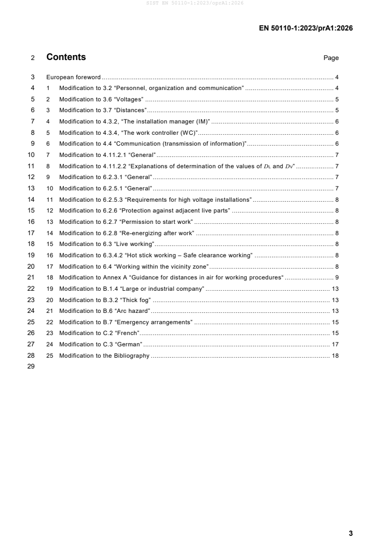 EN 50110-1:2023/prA1:2026 EN 50110-1:2023/oprA1:2026 - Page 4 preview