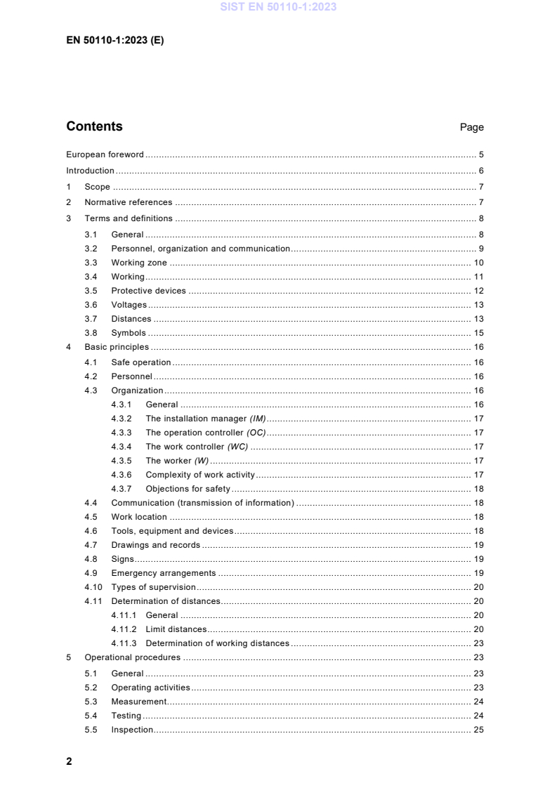 EN 50110-1:2023 EN 50110-1:2023 - Page 4 preview
