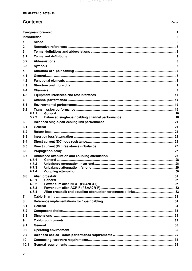 EN 50173-10:2025 EN 50173-10:2025 - Page 4 preview