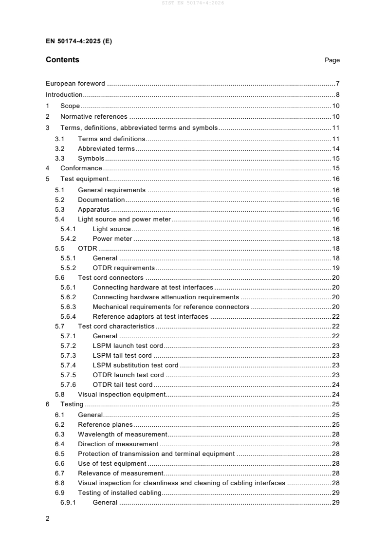 SIST EN 50174-4:2026 SIST EN 50174-4:2026 - BARVE - Page 4 preview