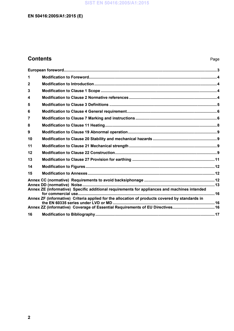 EN 50416:2005/A1:2015 EN 50416:2005/A1:2015 - BARVE - Page 4 preview