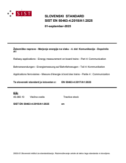 SIST EN 50463-4:2018/A1:2025 - Page 1 preview