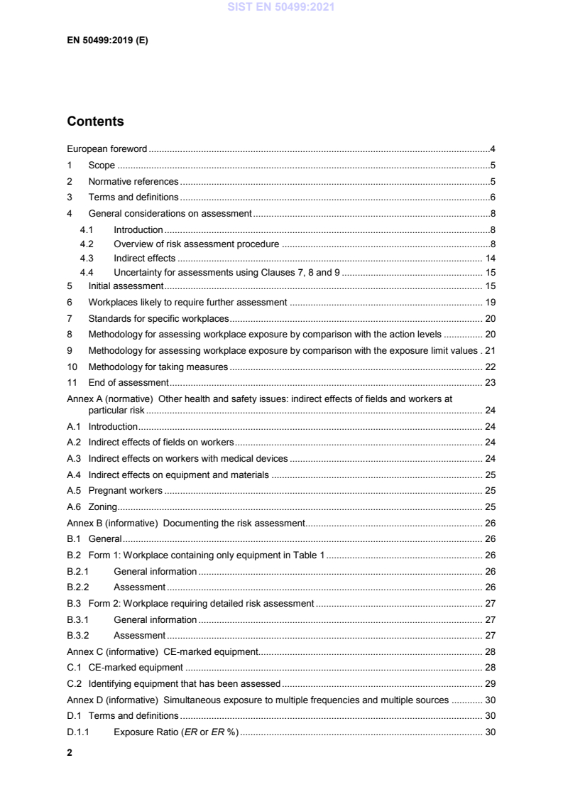 EN 50499:2019 EN 50499:2021 - BARVE - Page 4 preview
