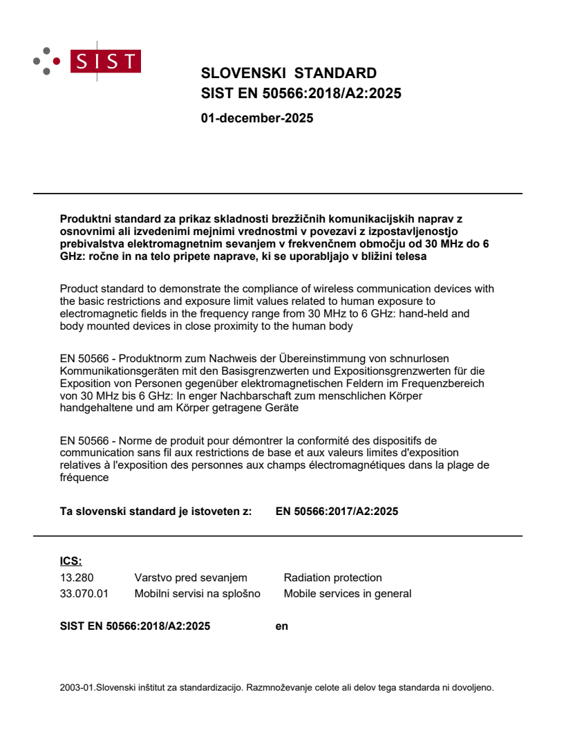SIST EN 50566:2018/A2:2025 SIST EN 50566:2018/A2:2025