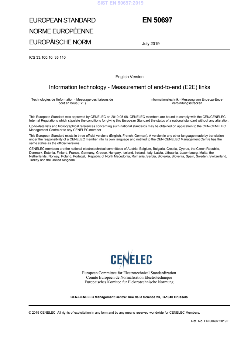 EN 50697:2019 EN 50697:2019 - Page 3 preview