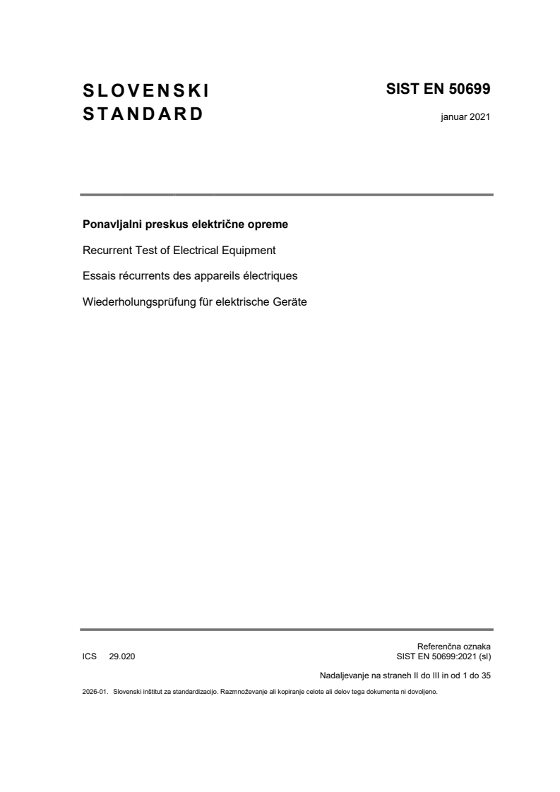 SIST EN 50699:2021 SIST EN 50699:2021