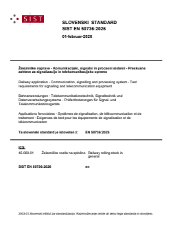 SIST EN 50736:2026 SIST EN 50736:2026 - BARVE - Page 1 preview