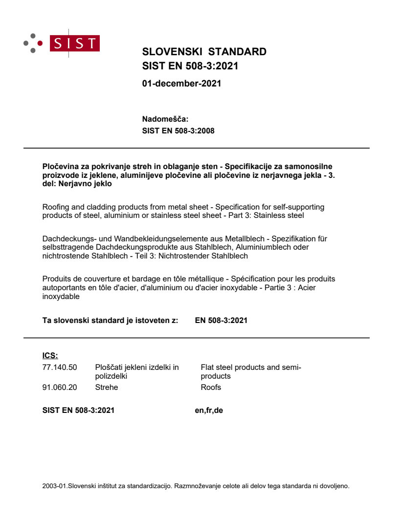 EN 508-3:2021 EN 508-3:2021 - Page 1 preview