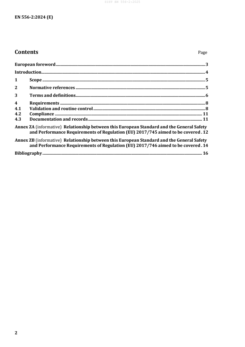 EN 556-2:2024 EN 556-2:2025 - Page 4 preview