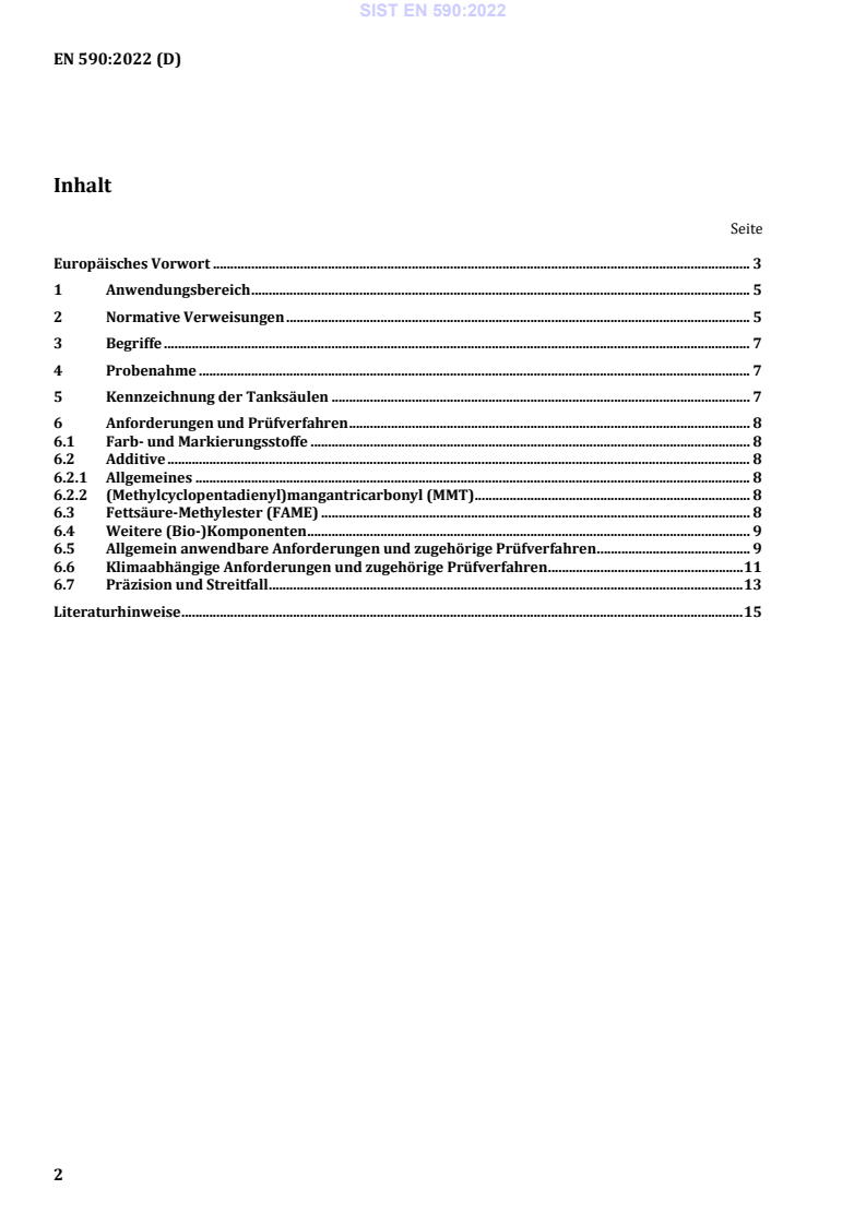 EN 590:2022 EN 590:2022 (DE) - Page 4 preview