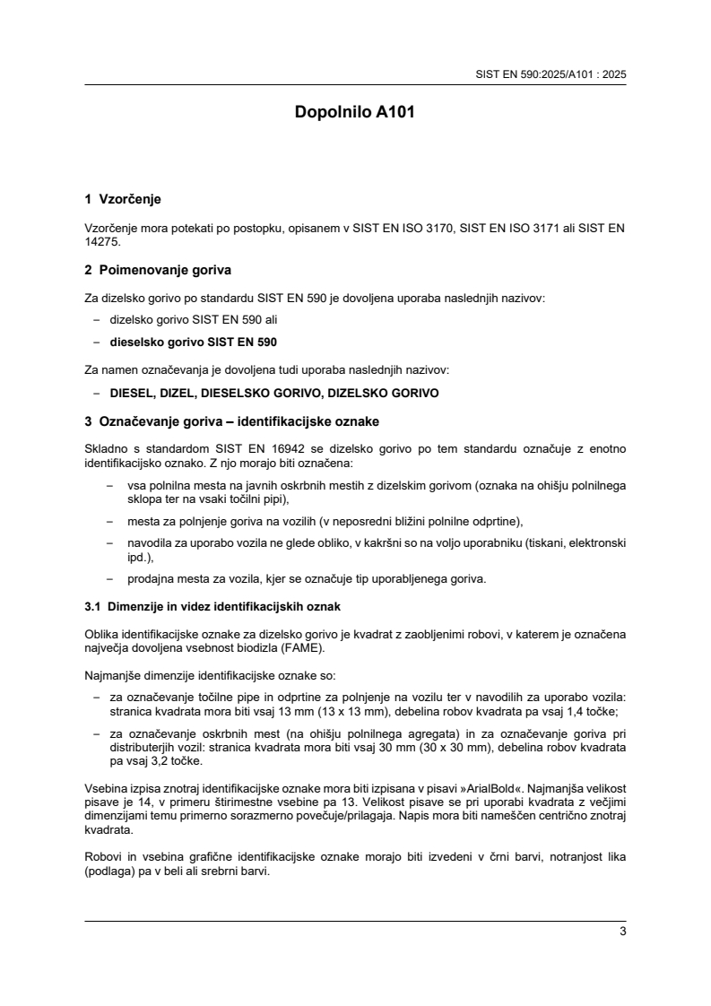 SIST EN 590:2025/A101:2025