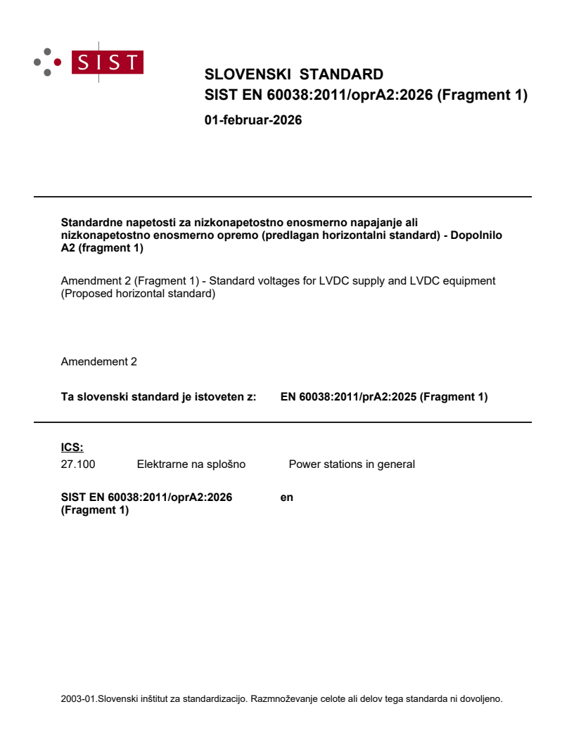 EN 60038:2011/oprA2:2026 (Fragment 1)