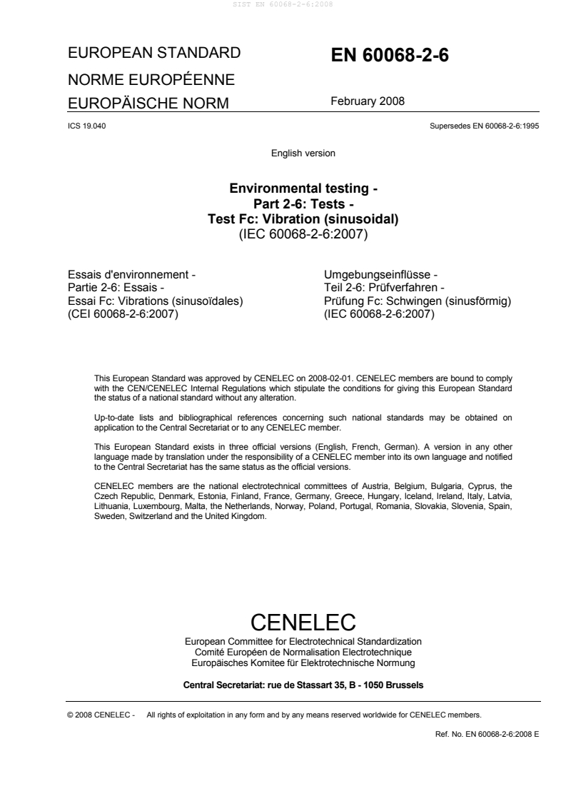 SIST EN 60068-2-6:2008