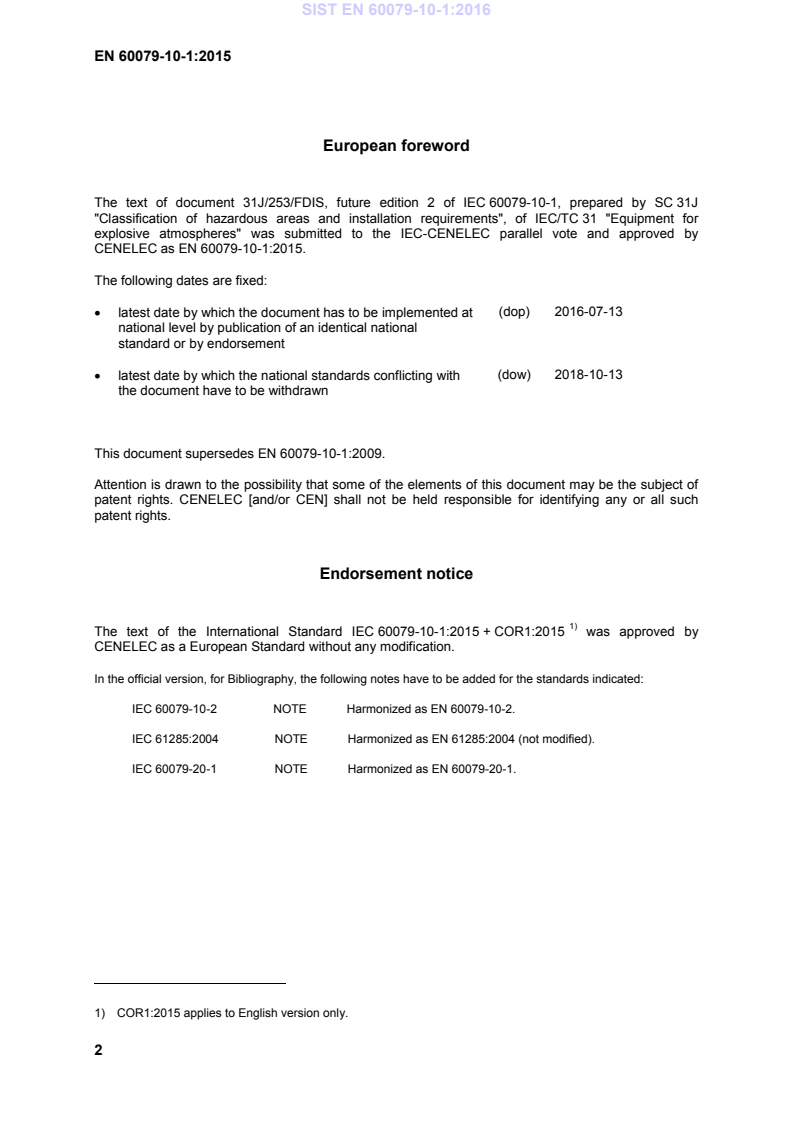 EN 60079-10-1:2015 EN 60079-10-1:2016 - BARVE - Page 4 preview