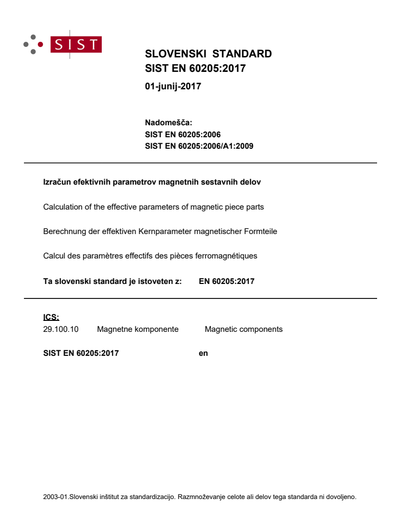 EN 60205:2017 EN 60205:2017 - Page 1 preview