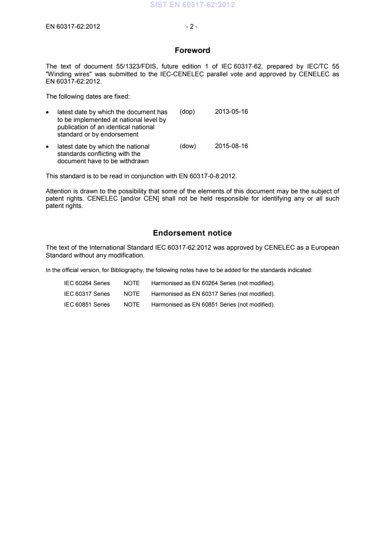 EN 60317-62:2012 EN 60317-62:2012 - Page 4 preview