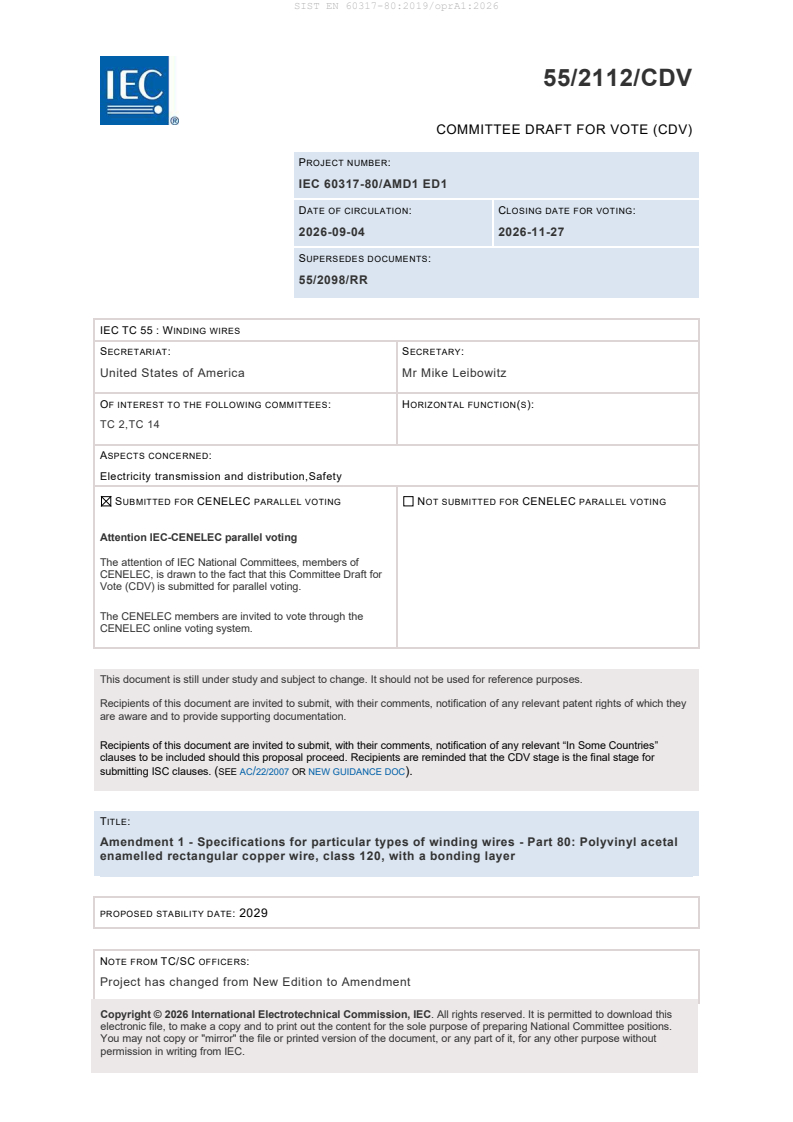 SIST EN 60317-80:2019/oprA1:2026 SIST EN 60317-80:2019/oprA1:2026 - Page 3 preview