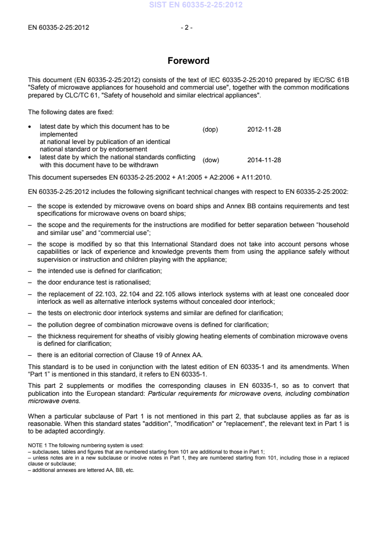 EN 60335-2-25:2012 EN 60335-2-25:2012 - Page 4 preview