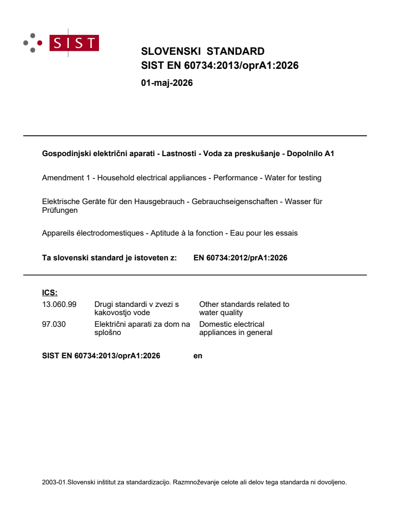 SIST EN 60734:2013/oprA1:2026 SIST EN 60734:2013/oprA1:2026 - BARVE - Page 1 preview