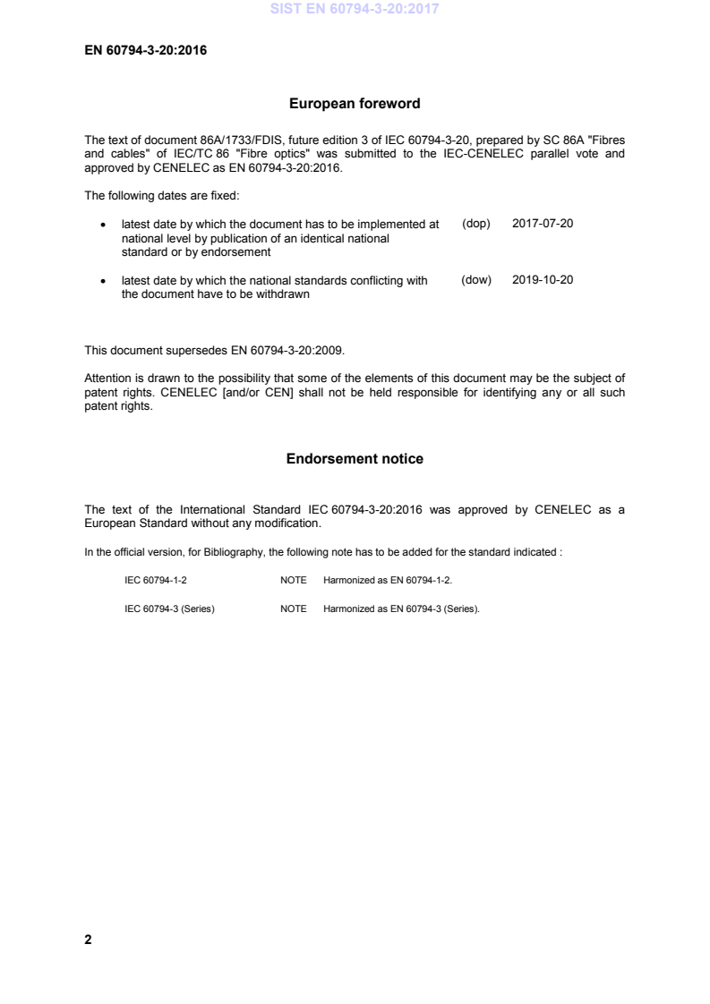 EN 60794-3-20:2016 EN 60794-3-20:2017 - BARVE - Page 4 preview