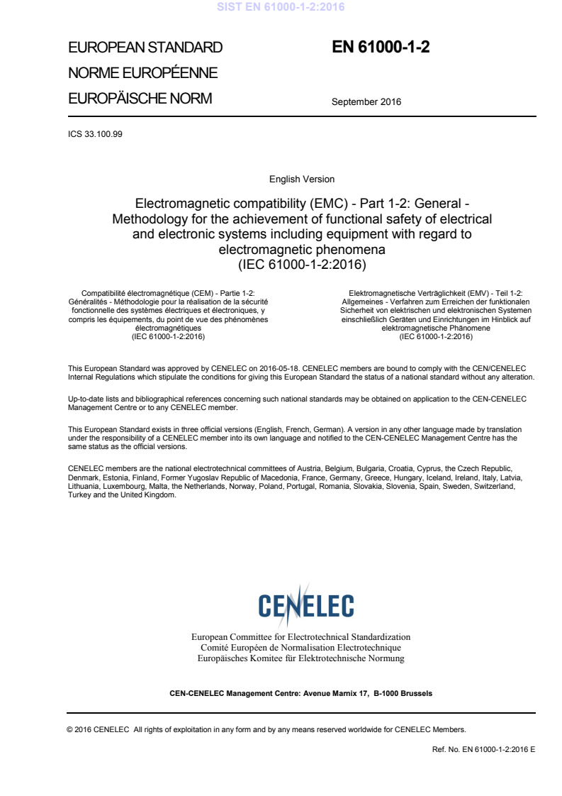 EN 61000-1-2:2016 EN 61000-1-2:2016 - BARVE - Page 3 preview