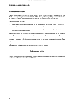 EN 61000-4-34:2007/A2:2025 - Page 4 preview