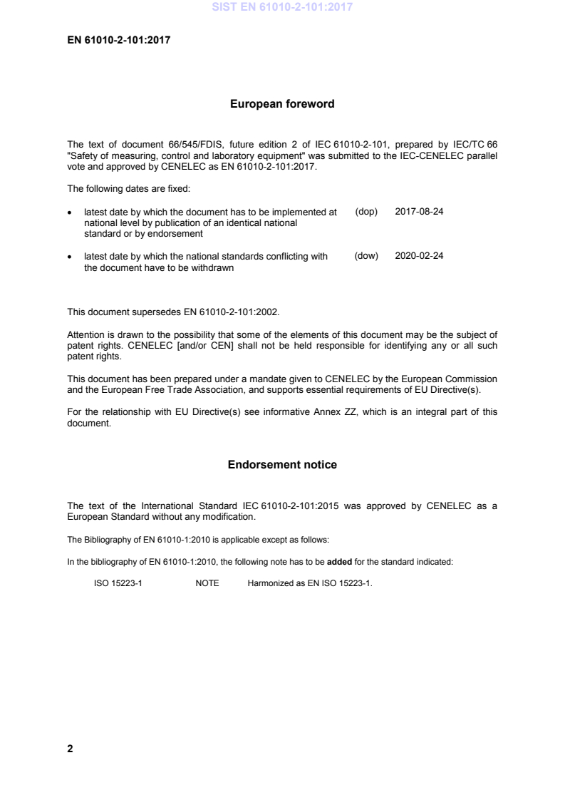 EN 61010-2-101:2017 EN 61010-2-101:2017 - Page 4 preview