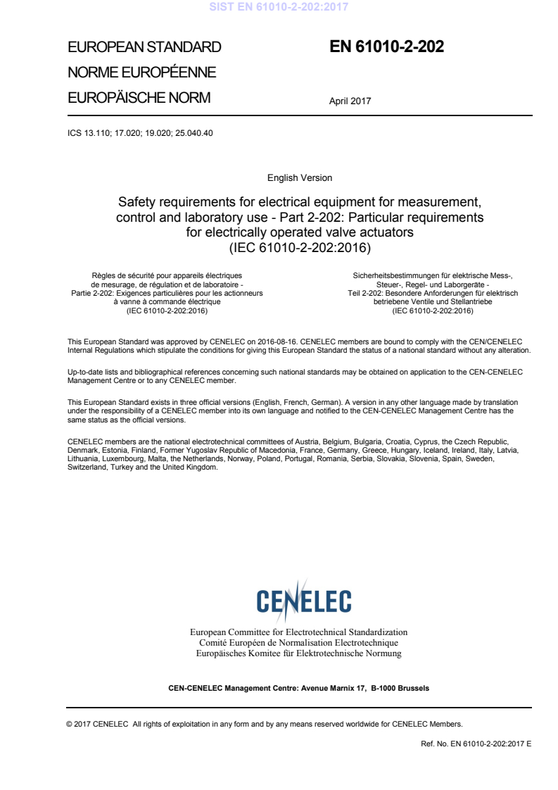 EN 61010-2-202:2017 EN 61010-2-202:2017 - Page 3 preview