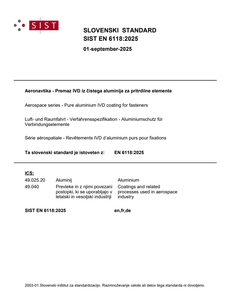 EN 6118:2025