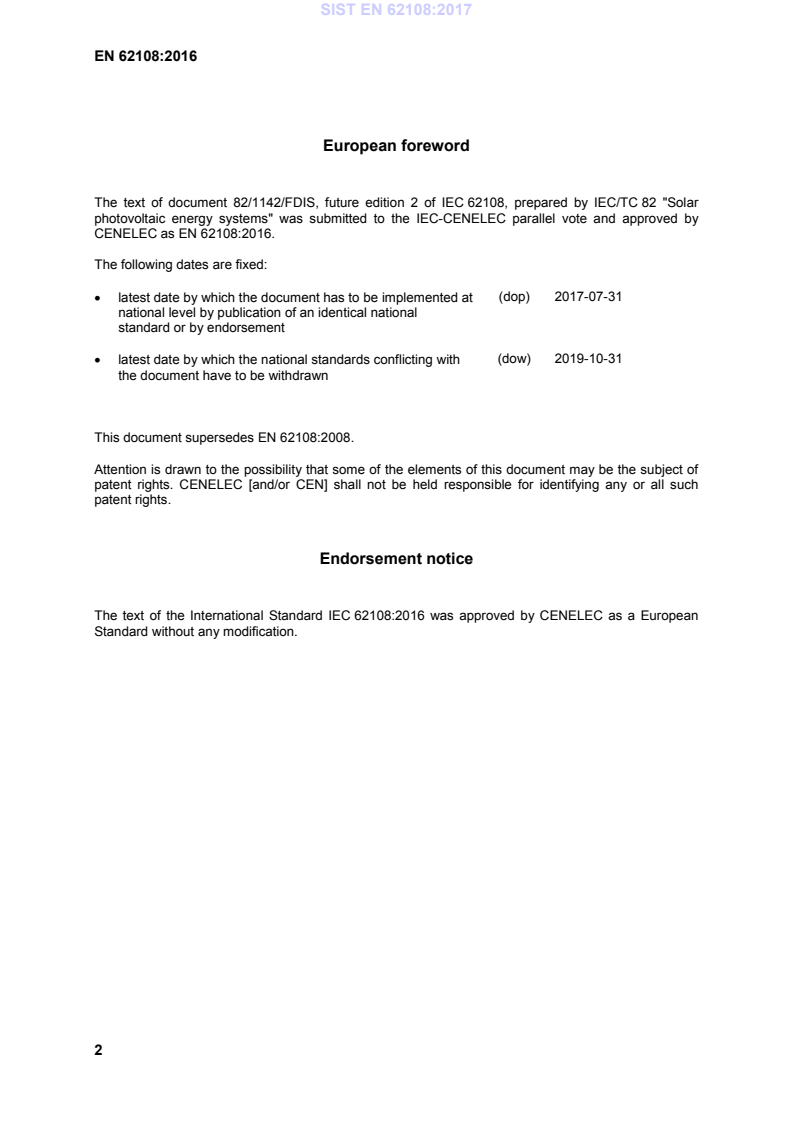 EN 62108:2016 EN 62108:2017 - Page 4 preview