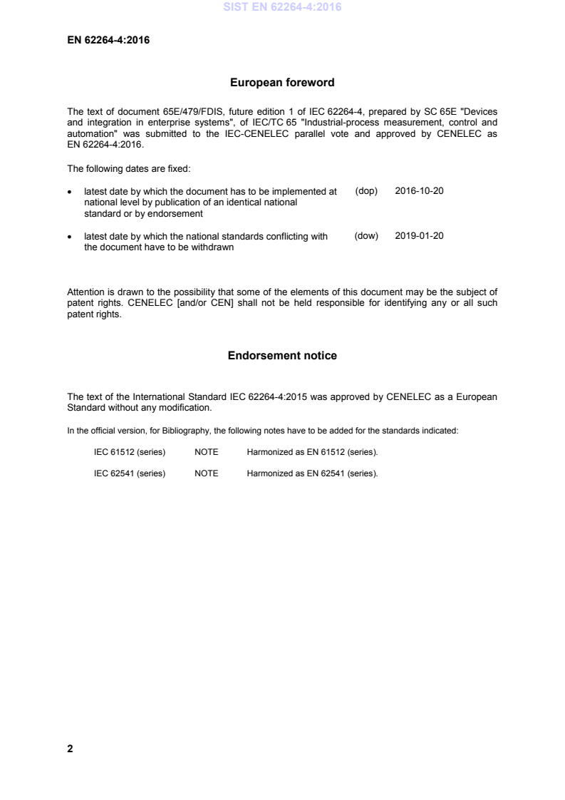 EN 62264-4:2016 EN 62264-4:2016 - BARVE - Page 4 preview