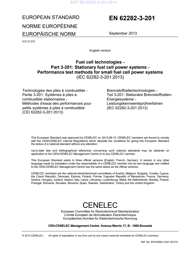 EN 62282-3-201:2013 EN 62282-3-201:2014 - BARVE - Page 3 preview