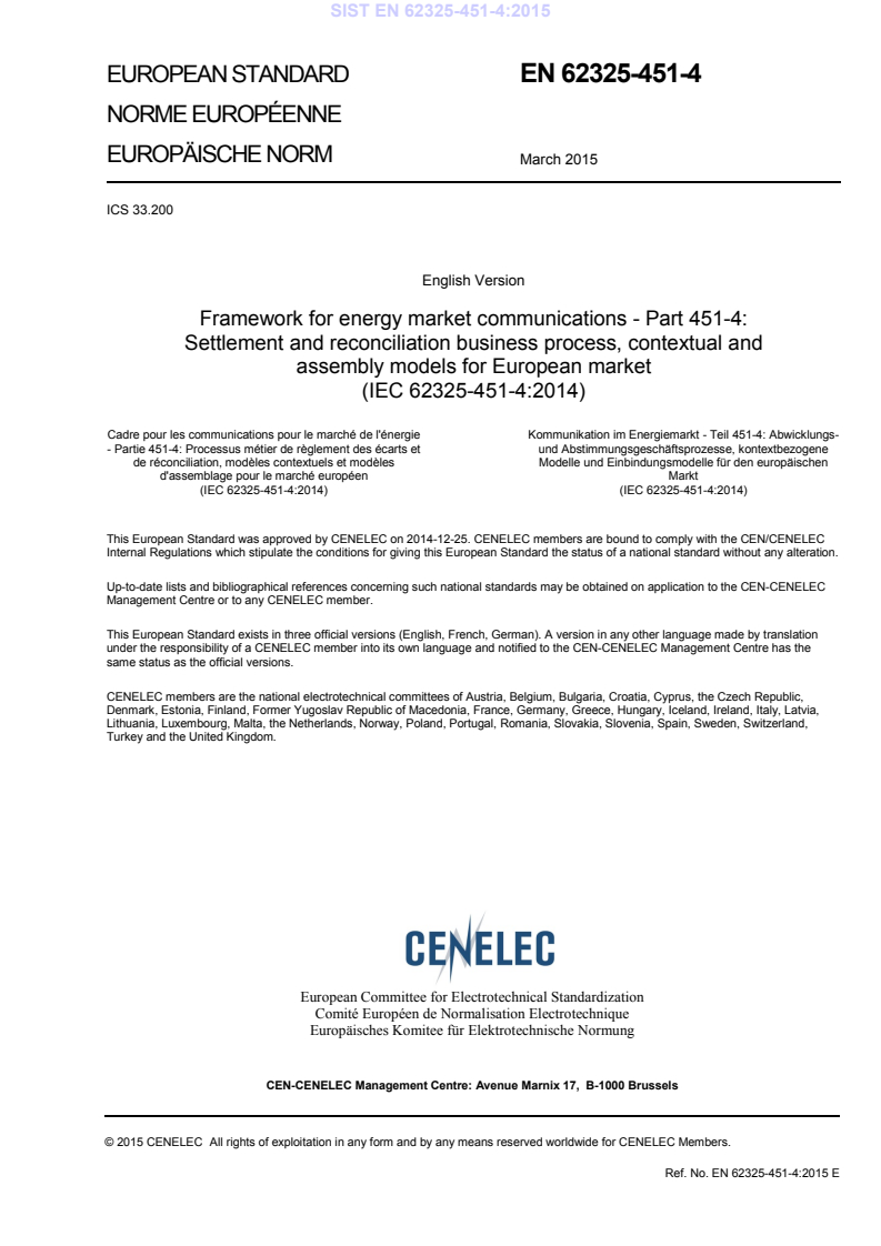 EN 62325-451-4:2015 EN 62325-451-4:2015 - BARVE - Page 3 preview