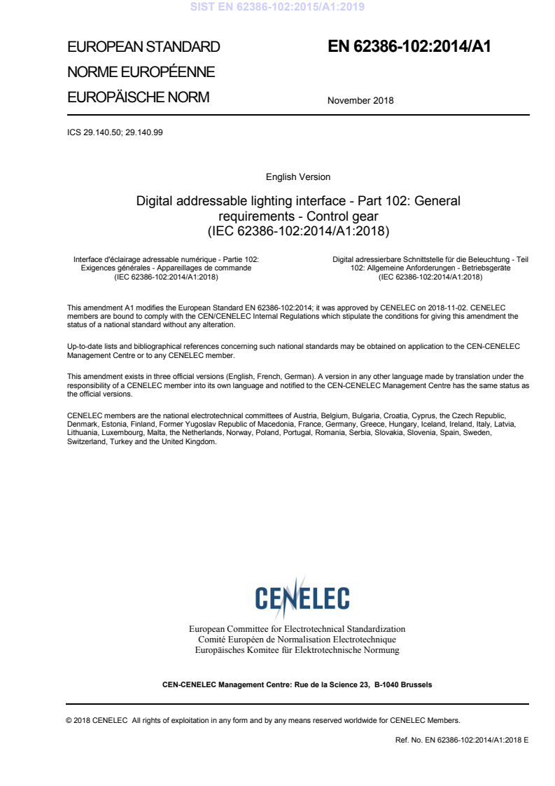 EN 62386-102:2014/A1:2018 EN 62386-102:2015/A1:2019 - BARVE - Page 3 preview