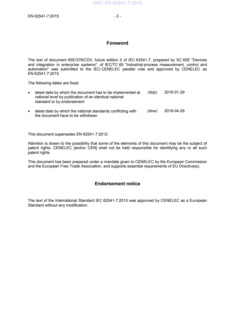 EN 62541-7:2015 EN 62541-7:2015 - BARVE - Page 4 preview