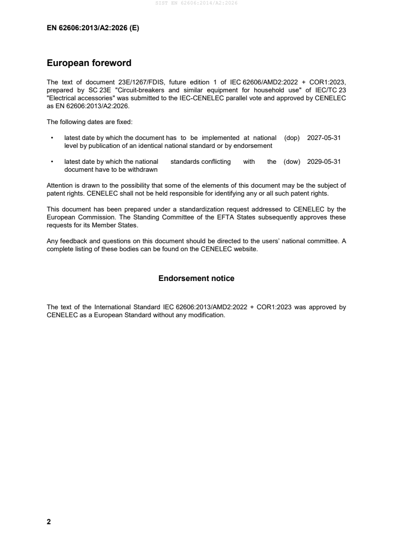 SIST EN 62606:2014/A2:2026 SIST EN 62606:2014/A2:2026 - Page 4 preview