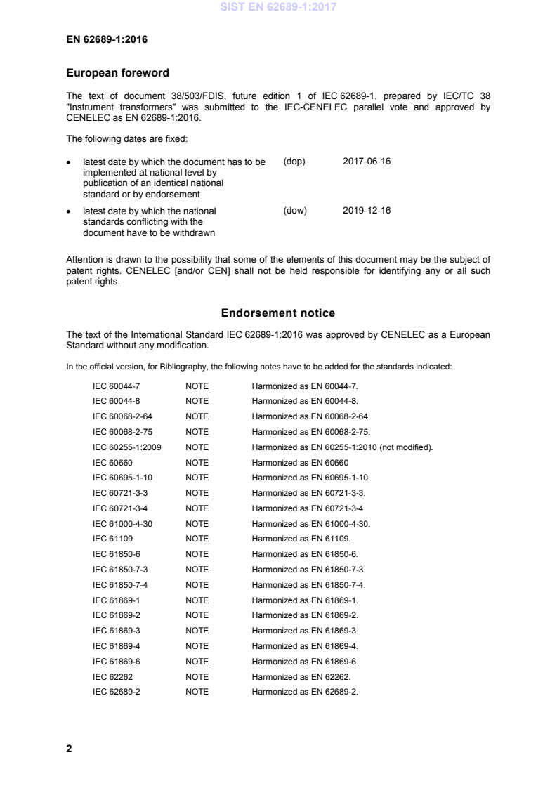 EN 62689-1:2016 EN 62689-1:2017 - BARVE - Page 4 preview