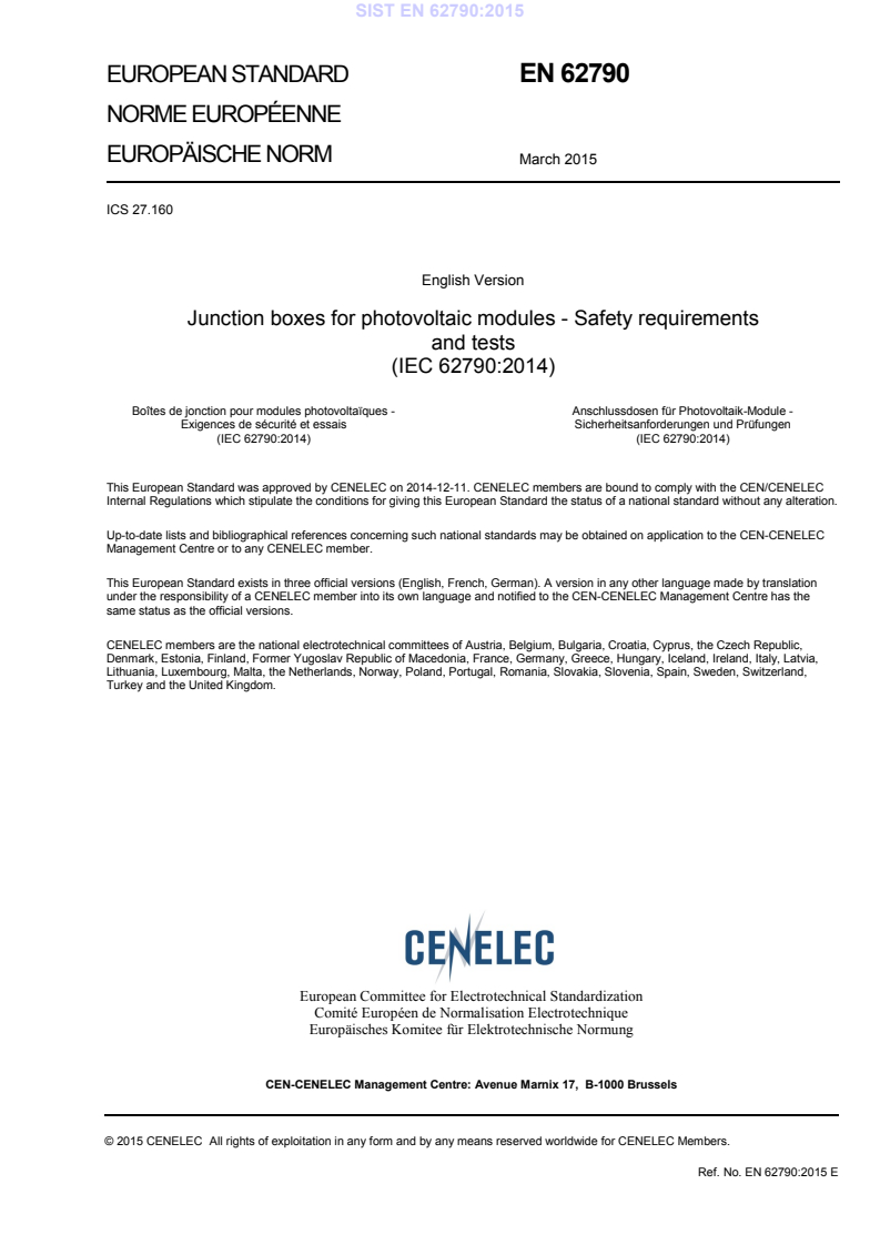 EN 62790:2015 EN 62790:2015 - BARVE - Page 3 preview