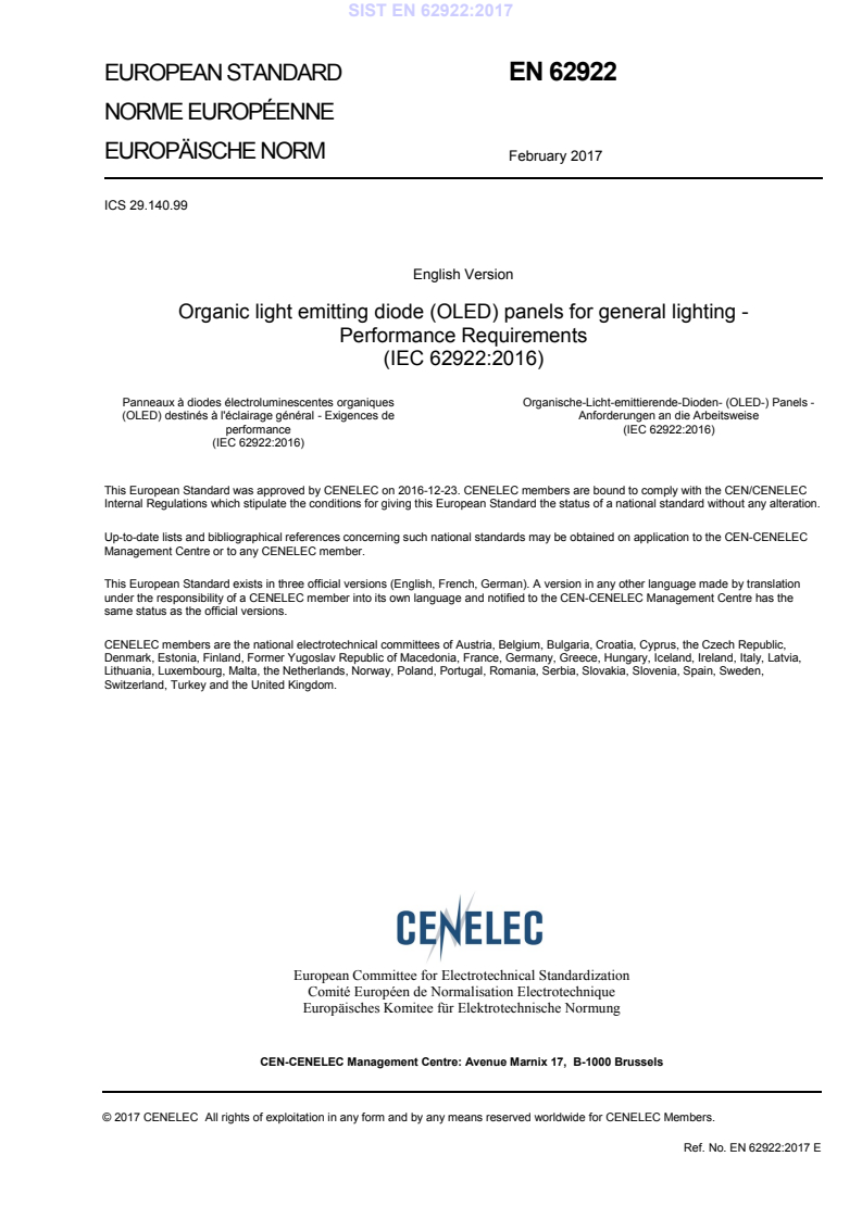 EN 62922:2017 EN 62922:2017 - BARVE - Page 3 preview